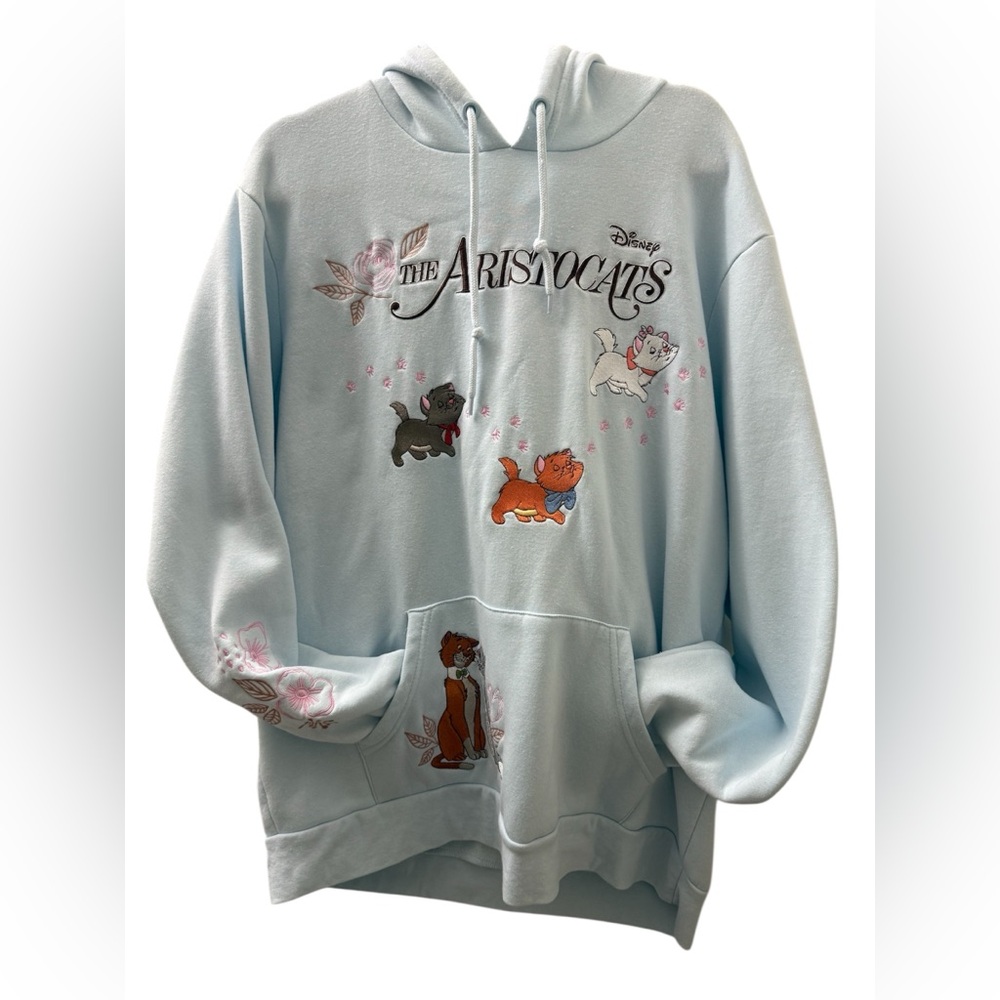 Disney Aristocats Light Blue Hoodie